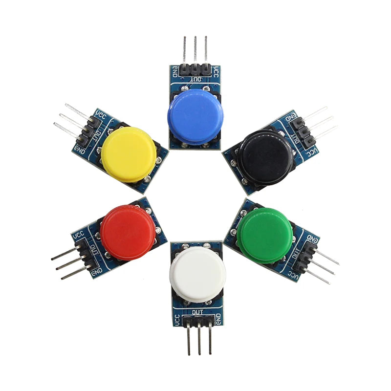 Touch Button Switch Module MCU Digital Touch Switch with Button Cap Electronic Building Block Micro Switch Quake