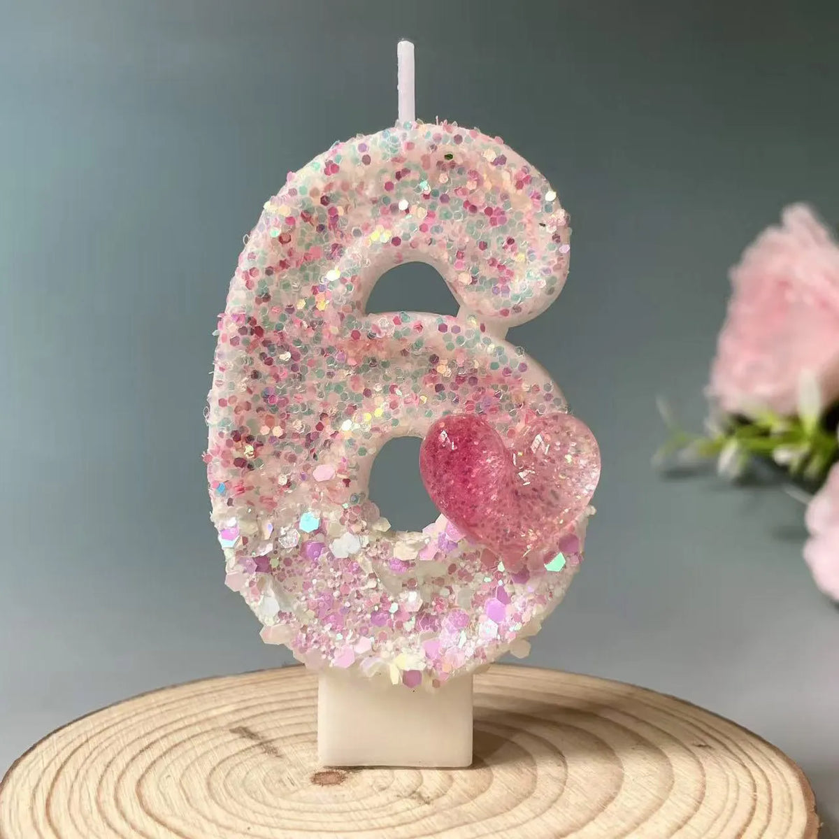 Creative Digital Candles Romantic Love Cute Styling Birthday Cake Candles Quake G 1