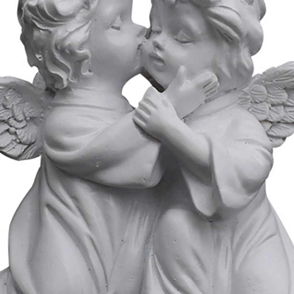 Modern Angel Candle Holder Statue Resin Cherub Shelf Sculpture for Office Ornaments and Decor Quake