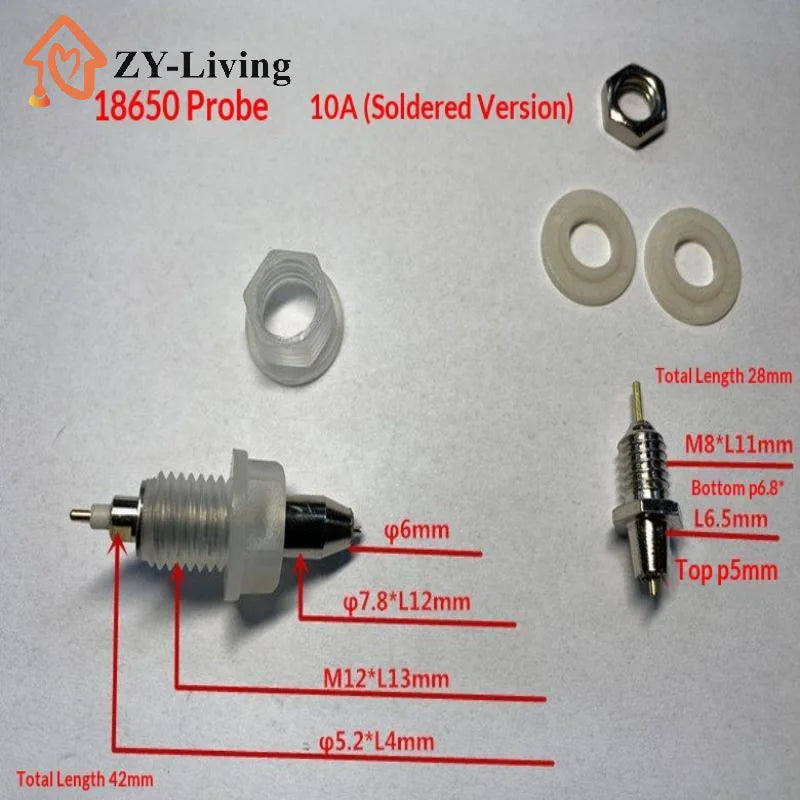18650 Test Stand Probe Internal Resistance Tester Accessories Battery Divider Cabinet Battery Test Probe Quake