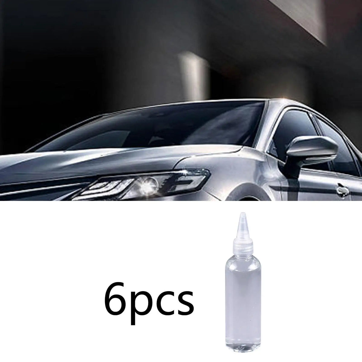 6 Bottle Smoke Fluid Solution Portable Maintenance Liquid for Automobile Automotive Smoke Machine Intake Exhaust Car Vacuum Quake