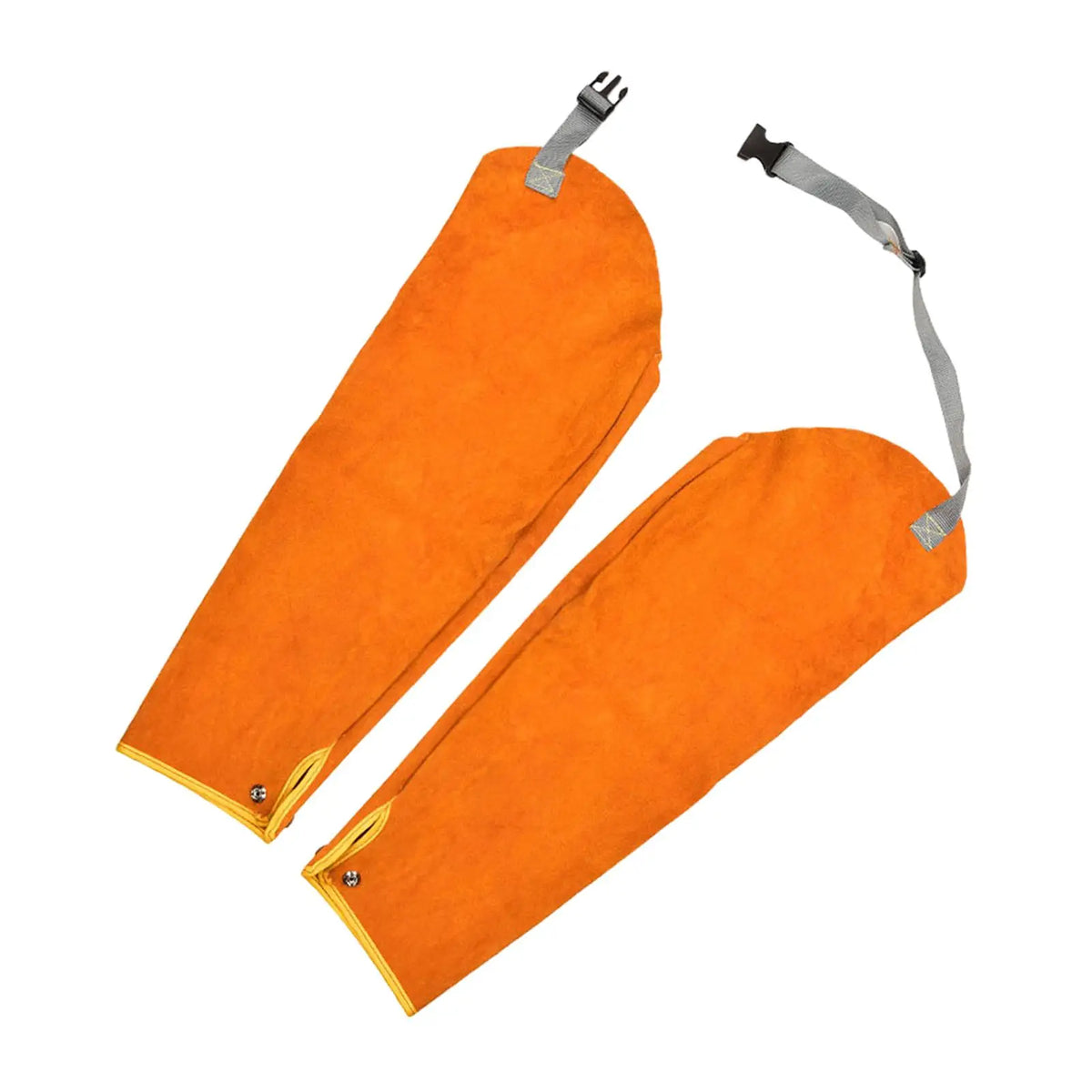Welding Protective Sleeves Easy to Use PU Leather Thickened High Temperature Sleeves Arm Protection Covers Portable for Welding Quake