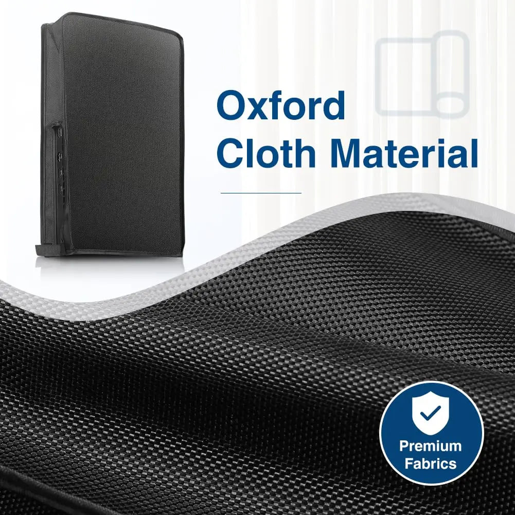 PS5 Slim Dust Protector Custom Designed Compatible with DualSense5 Slim Disc & Digital Edition with Thick Cotton Quake