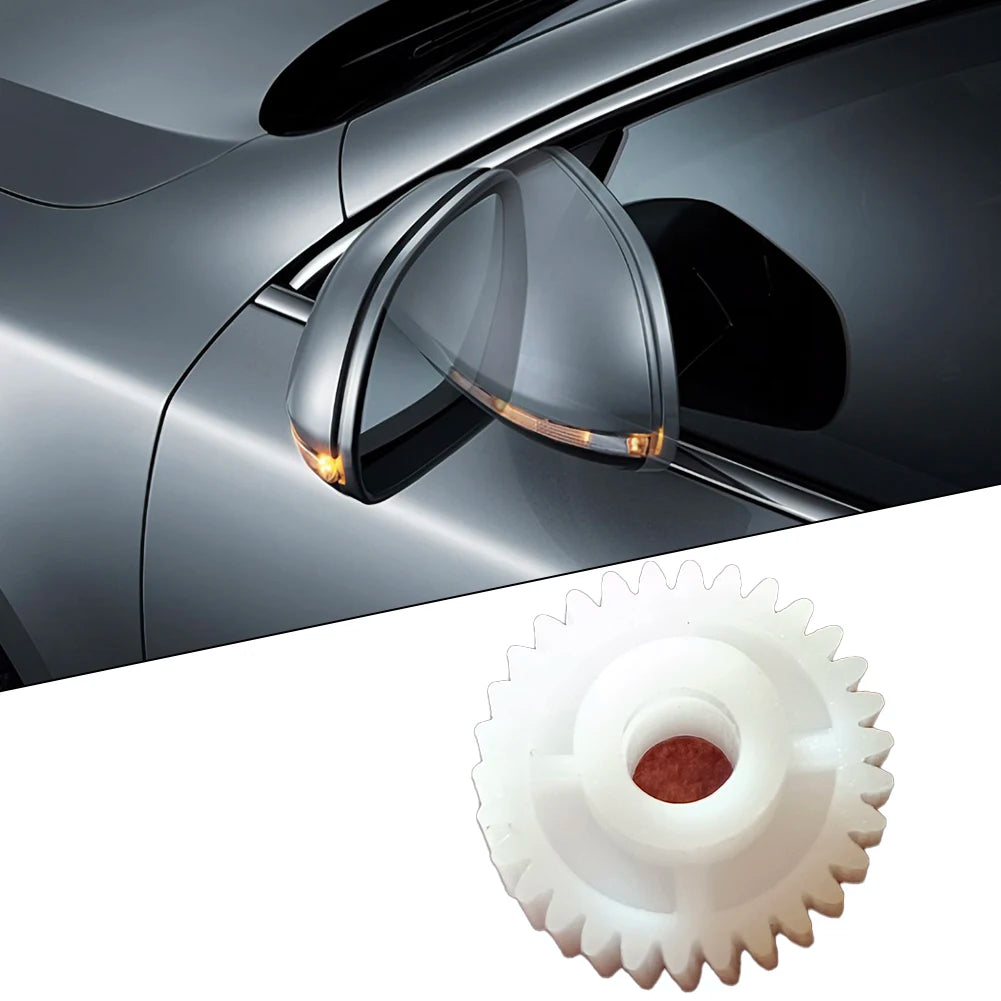 For Hyundai Santafe 30T Car Electric Side View Mirror Motor Gear White Color Plastic Material Easy Installation Quake