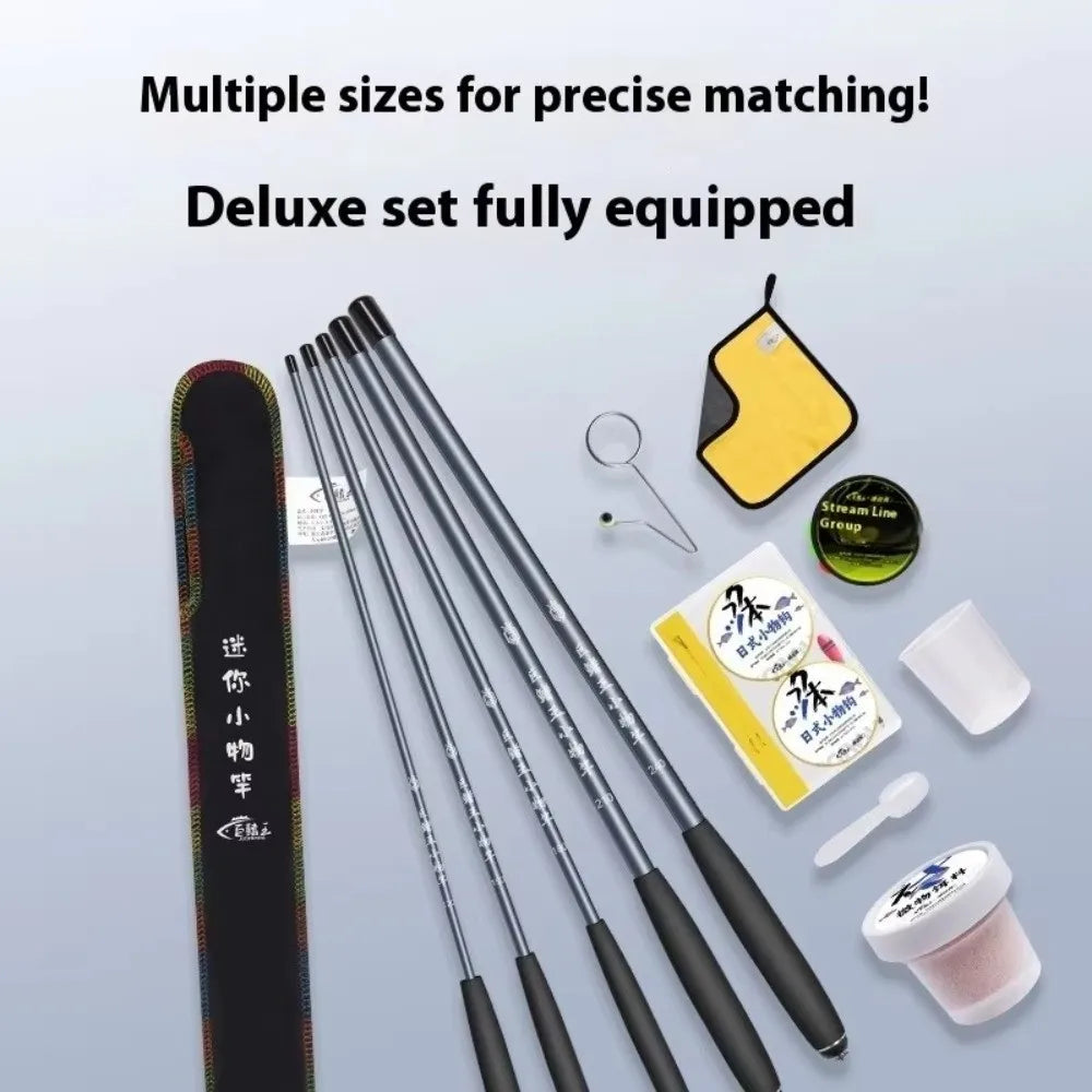 Ultra Light Fishing Rod Ultra-Fine Hand-Held Ultra-Fine Rod Stream Rod Short Section Short Section Rod Beginner Fishing Quake