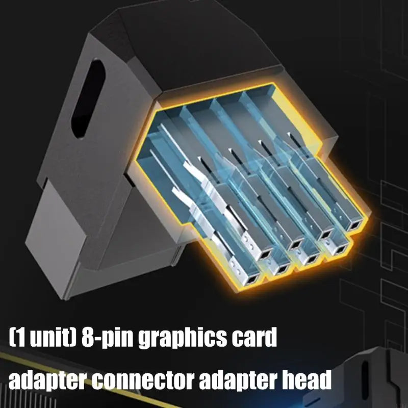 Flexible 8PIN Visuals Card Connector Space Saving Design For Dense Case Aluminum Mixture Material K1KF Quake