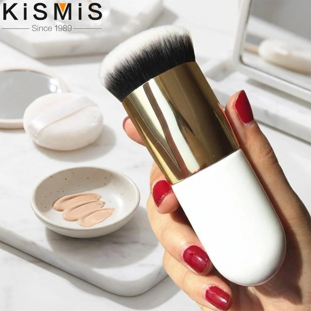 Professional Flat Cream Makeup Brushes Set Face Cheek Contour Blusher Foundation Brush Makeup Tools Flawless Application Quake