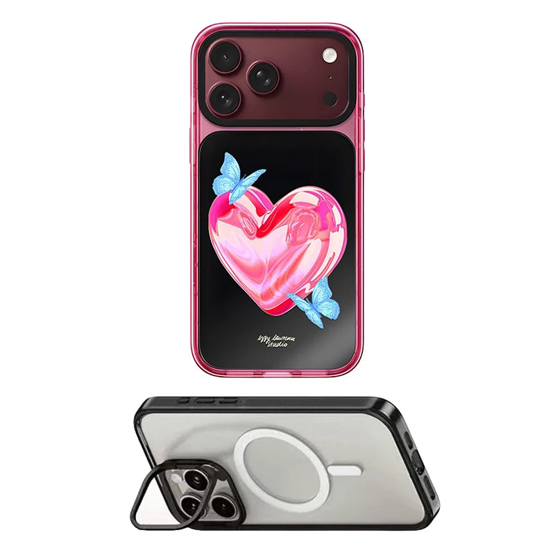 6092076 Impact Case - Mirror / Glaze Magnetic Cover: Compatible with IPhone 18 17 Pro Max 18Pro Quake