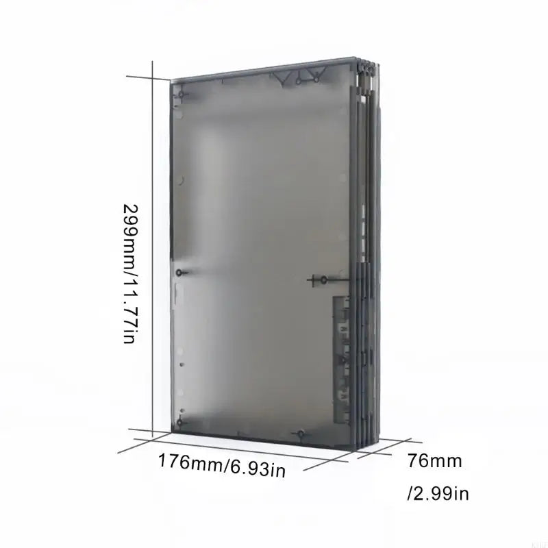 Dark Tinted See-Through Gaming System Shell Set for Replacing Aged or Damaged for 3XXXX-Series Housing, with Exterior K1KF Quake