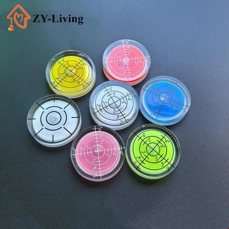 1Pcs 32mm Spirit-Bubble Degree Mark Mini Bubble Level Accuracy Round Measuring Meter Professional Measuring Tools Quake