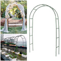 Easy to Assemble Reconfigurable Metal Outdoor Garden Or Wedding Arch Arbor for Quake 240X140X37CMGreen