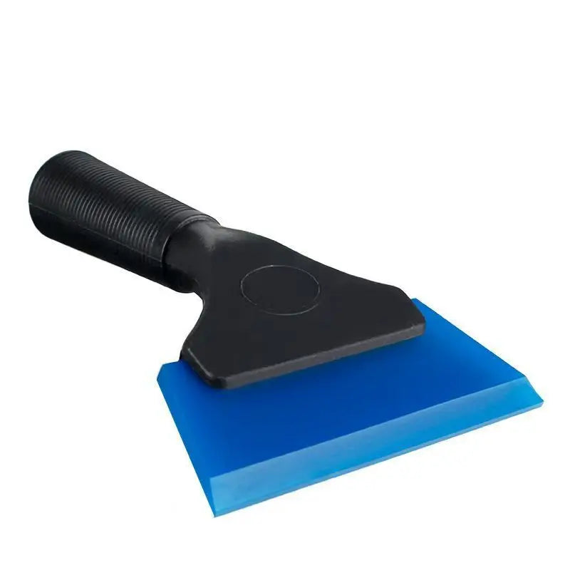 Rubber Squeegee Scraper Car Window Tinting Tool Squeegee for Glass Water Removal Vinyl Wrap Wallpaper Install Cleaning Tool Quake Blue