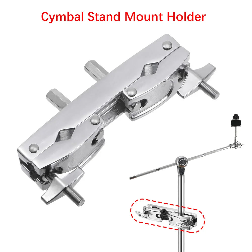 Adjustable Quick Release Multi-clamp Cymbal Stand Holder Clamp for Drum Cymbal Stand Bracket Quake