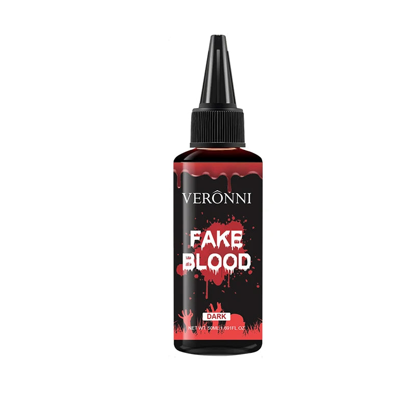 Halloween Plasma Spray Create Realistic Blood Effects Horror Fake Blood Spray Halloween Cosplay Makeup Washable Eye Blood Drops Quake drip