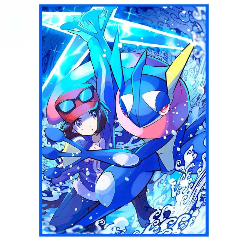 New Hot 13 Styles Pkm TCG Card Sleeves 66x91mm Lillie Marnie Iono Gloria Smooth Feel Protective Sleeves Game Card Accessories Quake