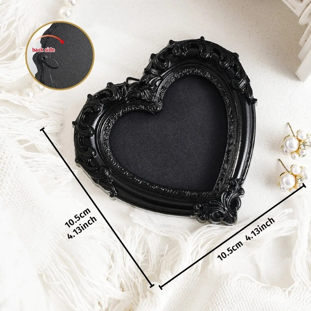 Hanging Mini Photo Frames Photographic Props Wall Space DIY Vintage Picture Frame Resin Baroque Ornate Decorative Frames Quake A65