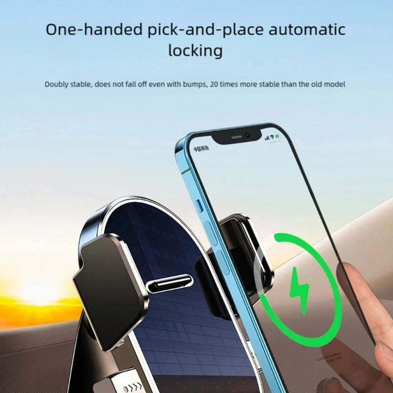 Universal Car Phone Holder 360 Rotation Adjustable Vent Clip ABS Construction Easy Suction Cup Setup Stand K1KF Quake China Mainland
