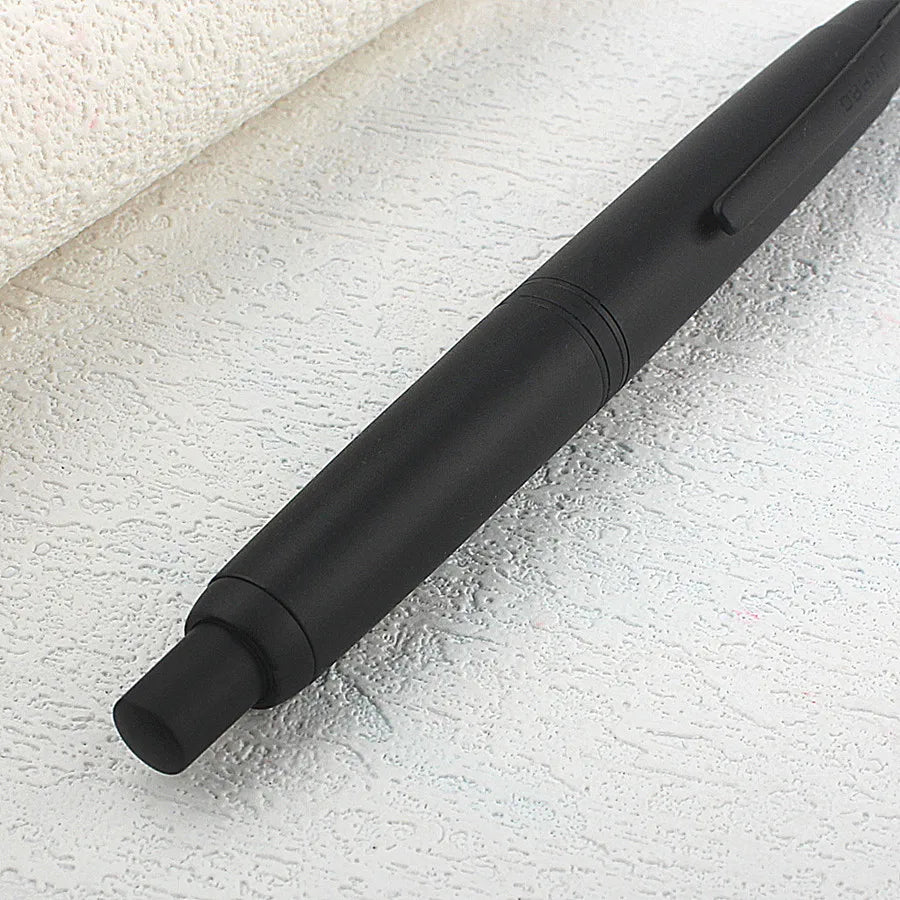Jinhao 10 Press Fountain Pen Retractable EF Nib 0.38mm Metal Matte Black writing Ink Pen with Converter for students gifts Quake