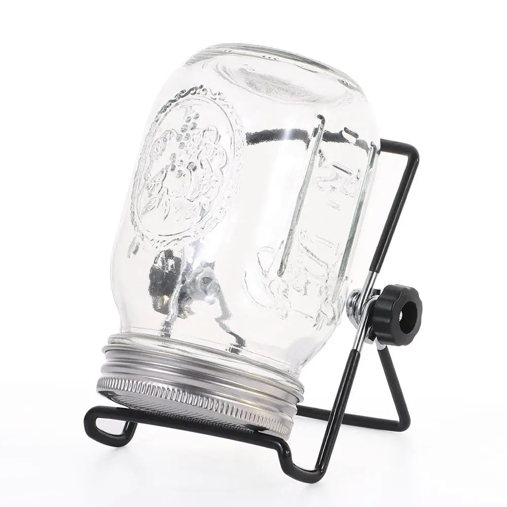 Strainer Sprouts Growing Wide Mouth Home Kitchen 16/32oz Mason Jar with Screen Lids Germinator Sprouting Jars Quake