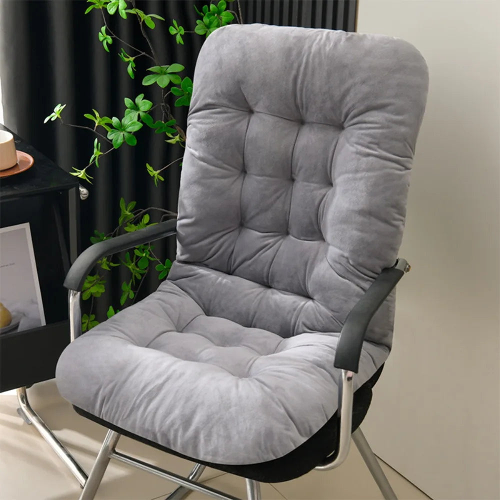 Durable 45*93cm Chair Cushion Cotton Washable Chair Cotton Pads 2 in 1 Hammock Recliner Cushion Outdoor Supply Quake Grey