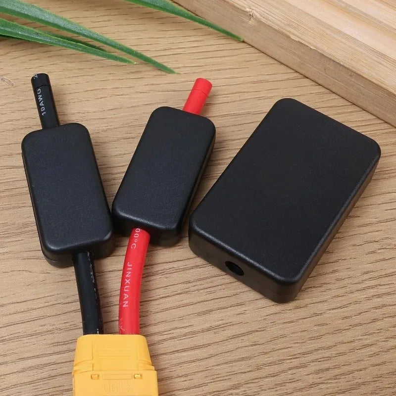 10/1PCS Waterproof Black Housing Electronic Project Protection Box PCB Circuit Board Electrical Wire Junction Box Plastic Shell Quake
