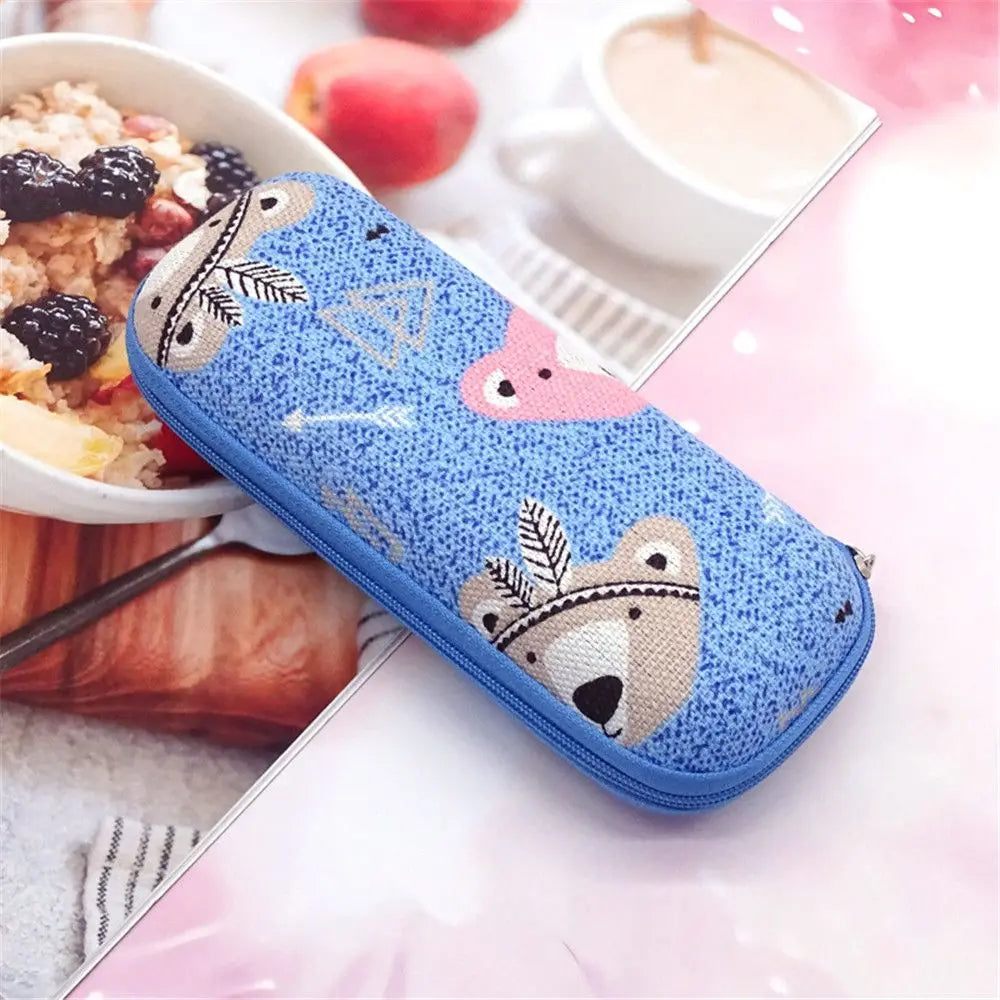 Unisex Zipper Travel Office Eyeglasses Accessories Glasses Holder Eyeglasses Case Glasses Box Quake 1