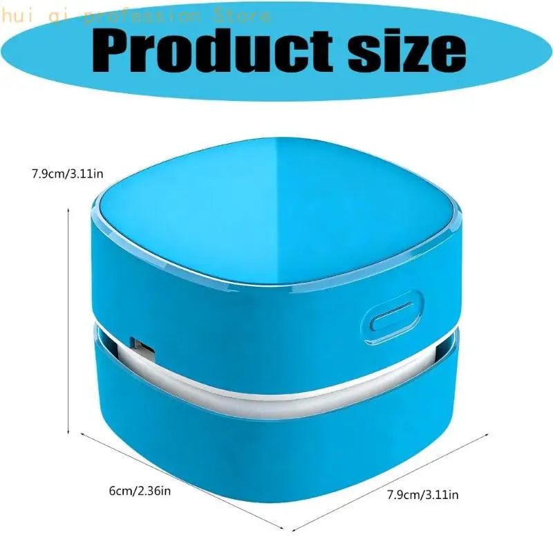 Mini Desktop Vacuum Cleaner, Rechargeable Crumb Cleanup for Desks H8WE Quake
