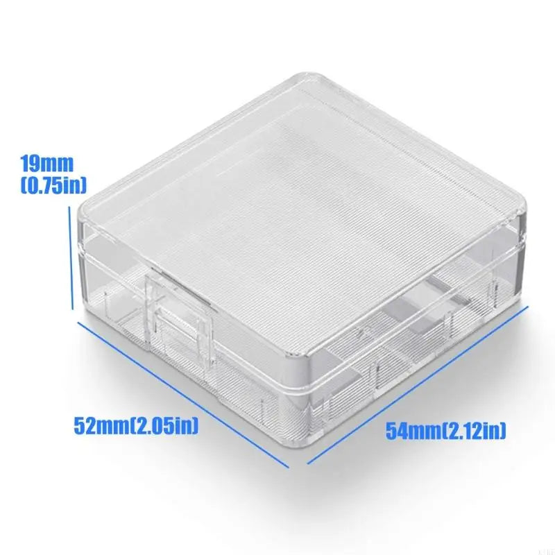 Clear Plastic 9V Battery Box Case for Repair Pouches and Desk Storage Shell K1KF Quake