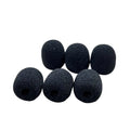 6pcs Wireless Lavalier Microphone Sponge Cover for K1,K9 Wireless Lapel Mic Foam, Mini Mic Windscreen Foam Cover for K1,K9 Quake black