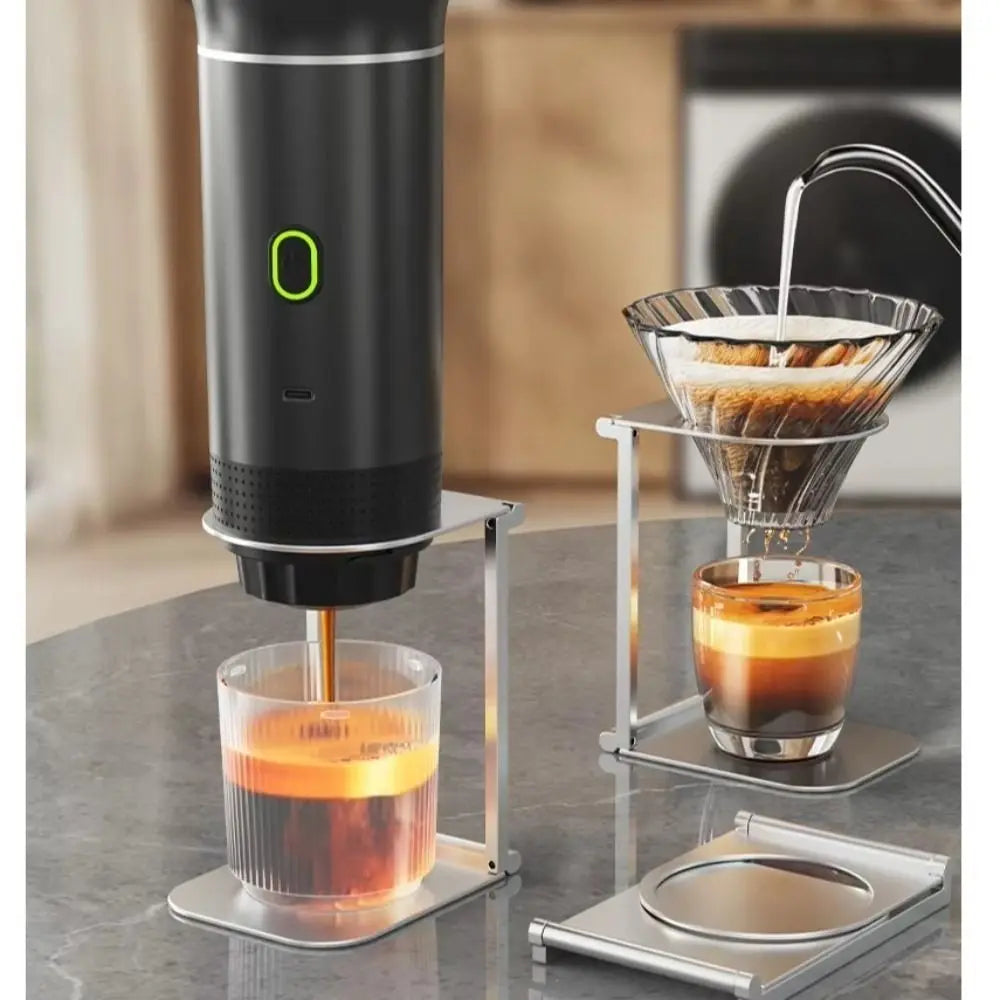 Hot Foldable Coffee Machine Stand Portable Aluminum Alloy Drip Filter Holder Sturdy Durable Espresso Machine Accessories Quake