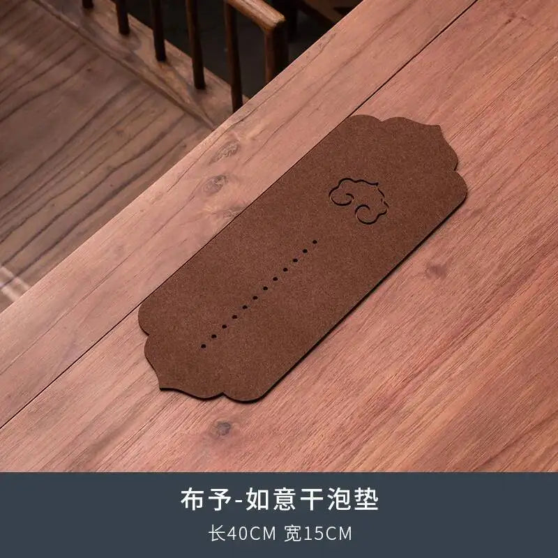 Waterproof Dry Bubble Mat Tea Mat Tea Seat Hollow Anti-scald Cup Mat Tea Tray Teapot Mat Quake Dry Bubble Cushion
