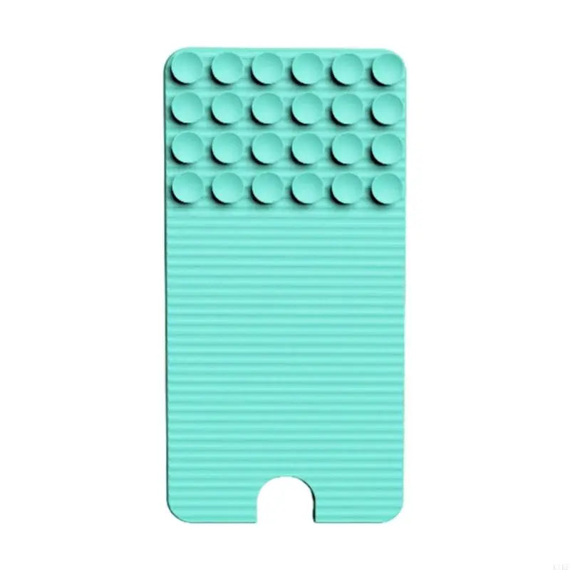 Foldable Phone Stand For Office Home And Travel Use With Nonslip Base Flexible Silicone Phone Stand K1KF Quake blue CN