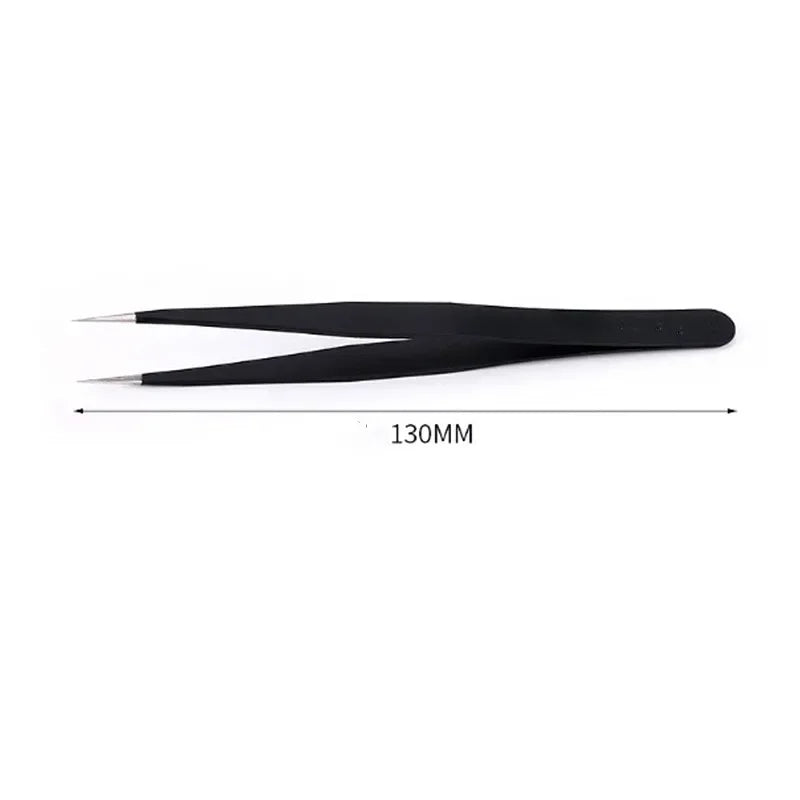 Elbow Straight Head Pointed Tweezers Model Making Tool Multi-Functional Tweezers Models Diorama Kit Hobby Toys Makeup Tool Kits Quake NO.2
