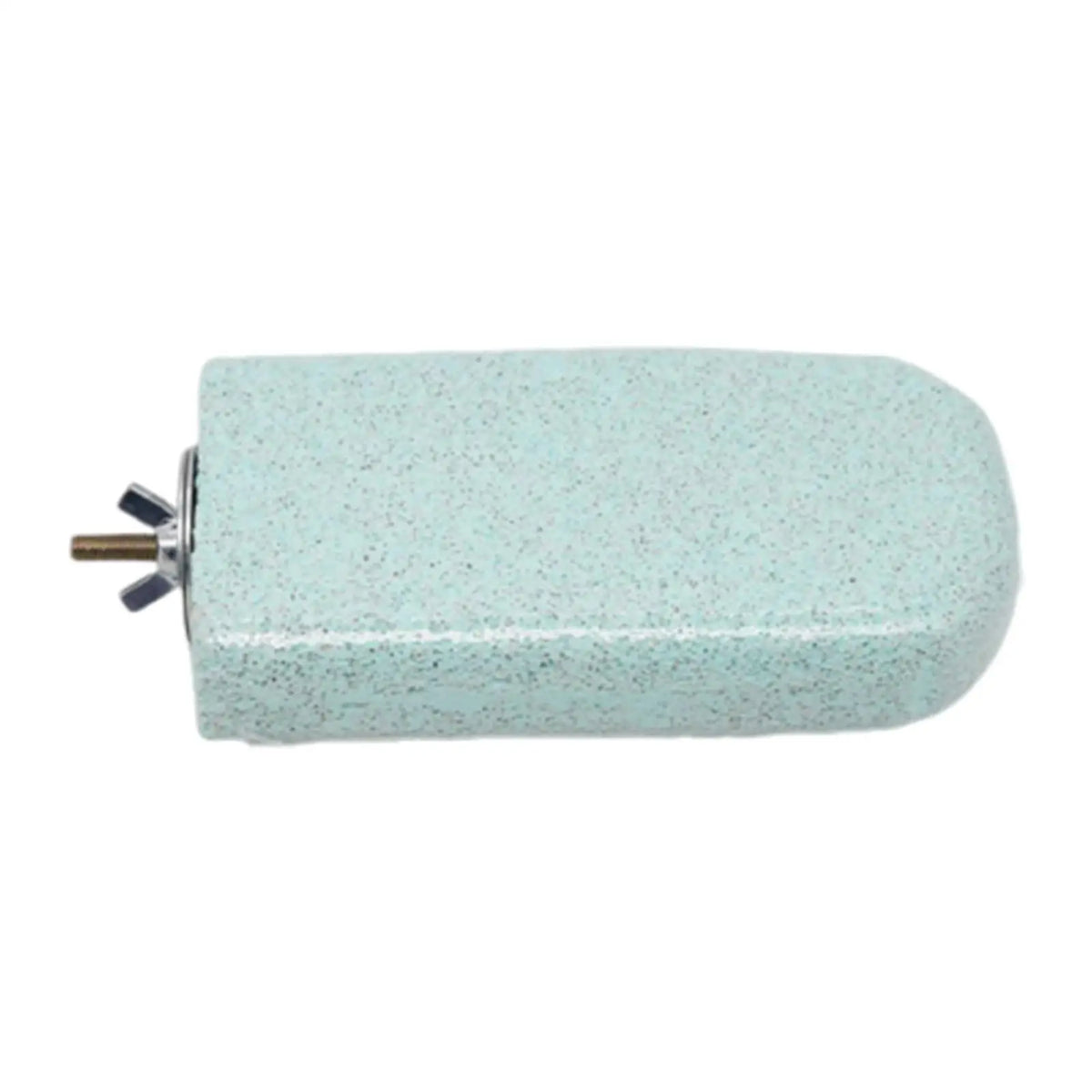 Bird Perch Parrot Stand Toy Groomer Beak Grinding Stone for Macaws, Finches, And Parrots Grooming Quake Light Blue
