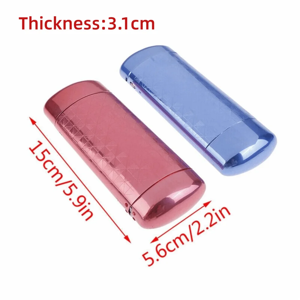 Vintage Hard Metal Glasses Box Capsule Flip Metal Eyeglasses Case Superior Aluminum Portable Eyeglasses Accessories Quake