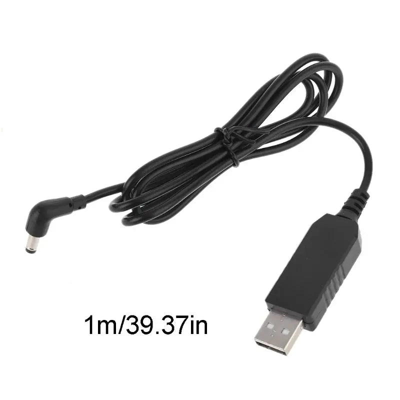 90 Degree USB 5 to 12V 4.0x1.7mm Power Supply Cable for Tmall for Smart Bluetooth Speaker for Echo Dot 3rd Router LED St K1KF Quake
