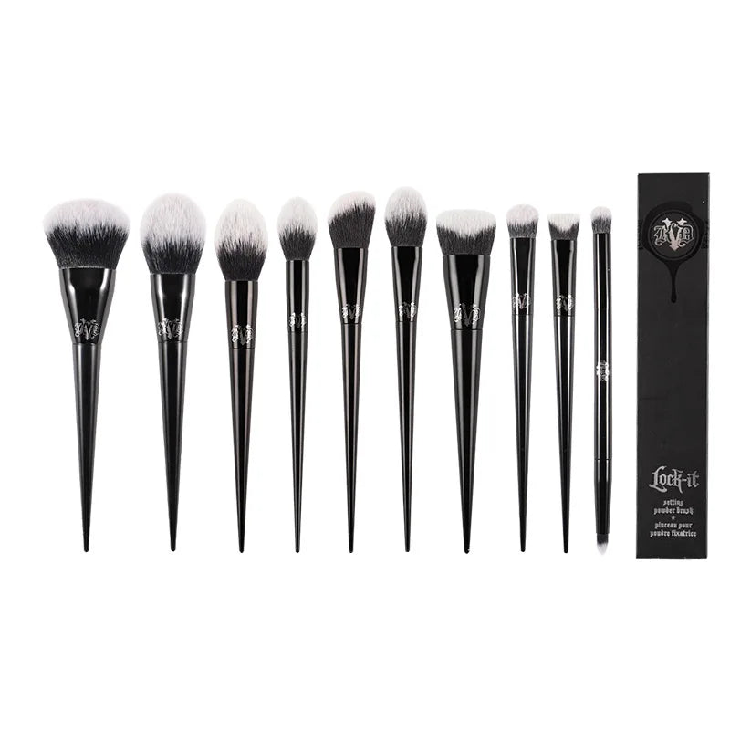 KVD Makeup Brushes Series Blusher Powder Foundation Concealer Eye Shadow Blending Cosmetic Beauty Soft Brush Tools Maquiagem Quake