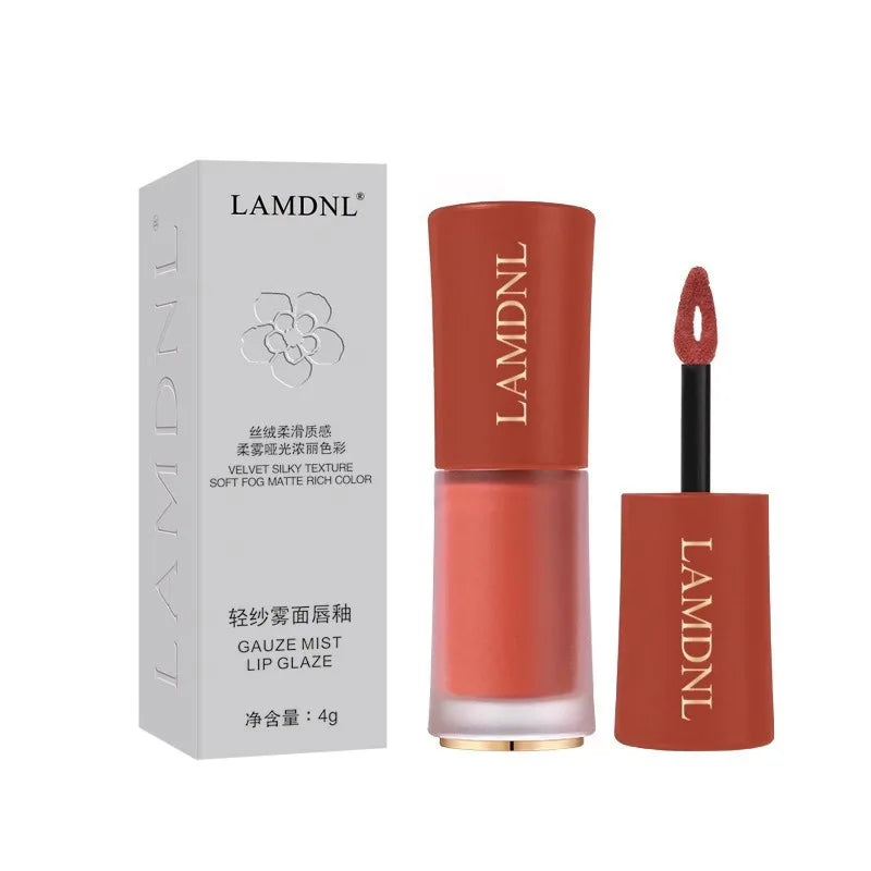 Lip Mud Clay Matte Lipstick Blush Makeup Long-lasting Non-stick Cup Red Lip Tint Pigment Mousse Lipstick Cosmetics Quake