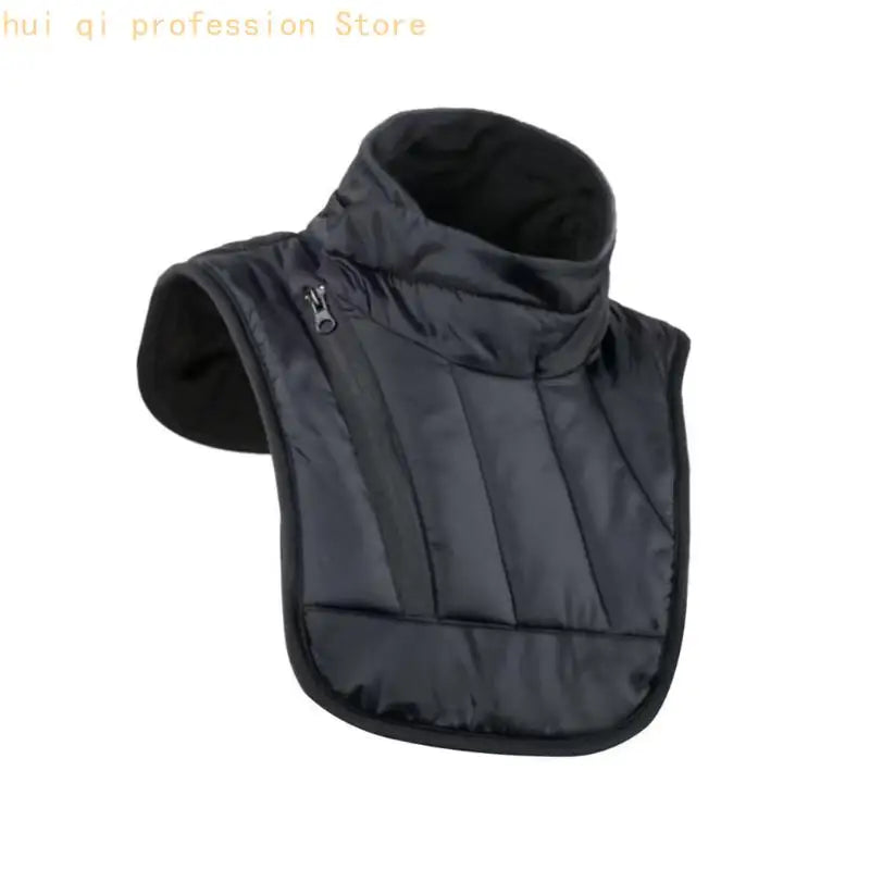 Motorcycle Riders Thermal Vest Soft Fleece Lining Windproof Neck Cover Cold Weather Cycling Snow Sports Accessory H8WE Quake