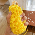 Comfortable Honeycomb Bath Ball Body Cleaning Exfoliante Shower Ball Does Not Fall Apart Soft Bath Sponge Children Kid Bath Ball Quake Pink