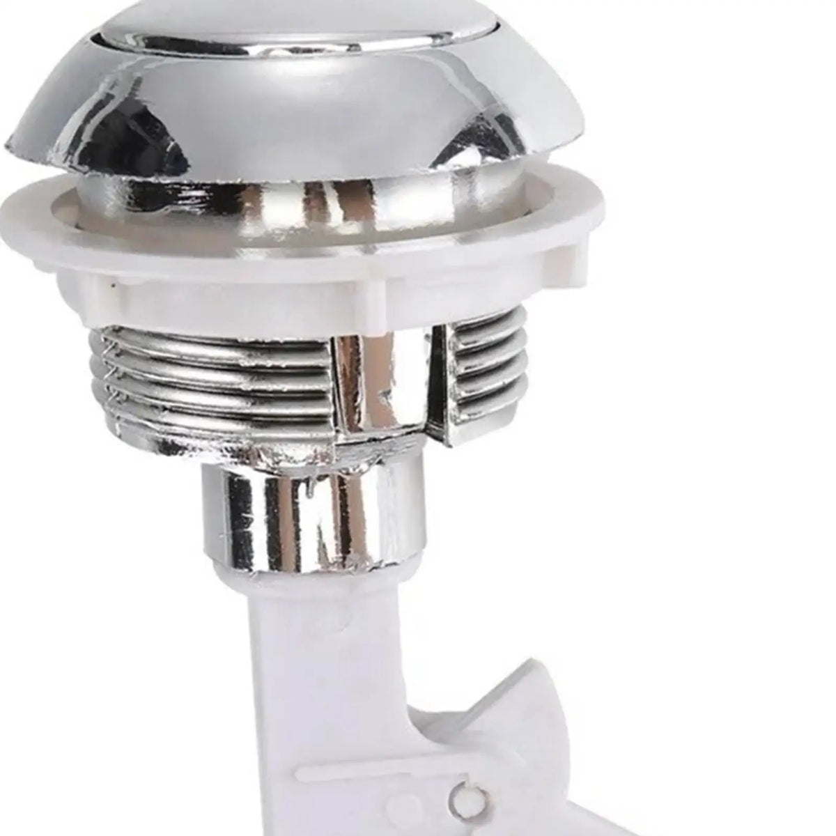 Toilet Flushs Button Heavy Duty Toilet Water Saving Valve Switch Round Head Water Valve Accessory Durable Toilet Push Button Quake