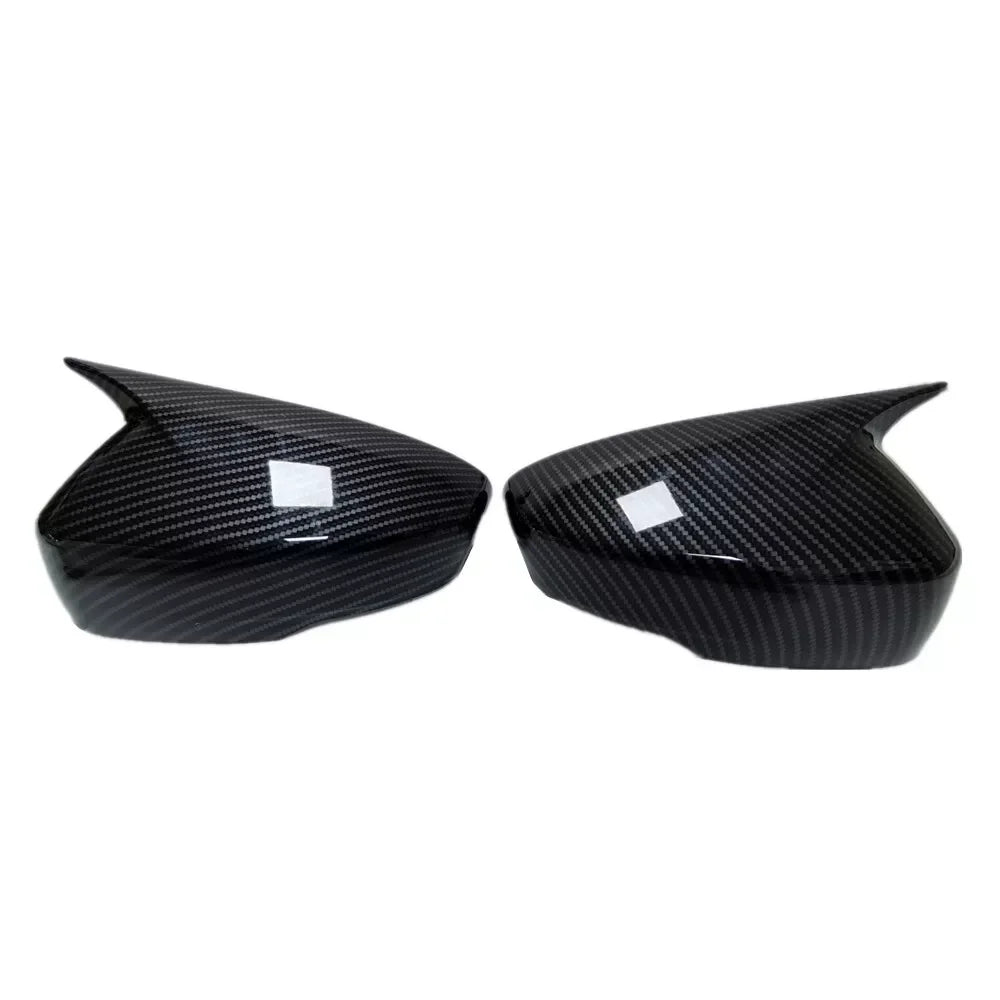 For Mitsubishi Eclipse Cross 2018-2022 Car Sticker Rearview Side Mirror Cover Wing Cap Exterior Door Rear View Case Trim Carbon Quake
