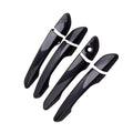 For Hyundai Tucson 2015 2016 2017 2018 2019 2020 Car Carbon Fiber Style Exterior Door Handle Moulding Cover Trim Decor ABS Auto Quake Normal Carbon