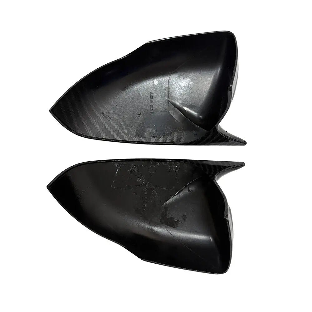For Kia Carnival Sedona KA4 2020-2024 Car Sticker Rearview Side Mirror Cover Wing Cap Exterior Door Rear View Case Trim Carbon Quake