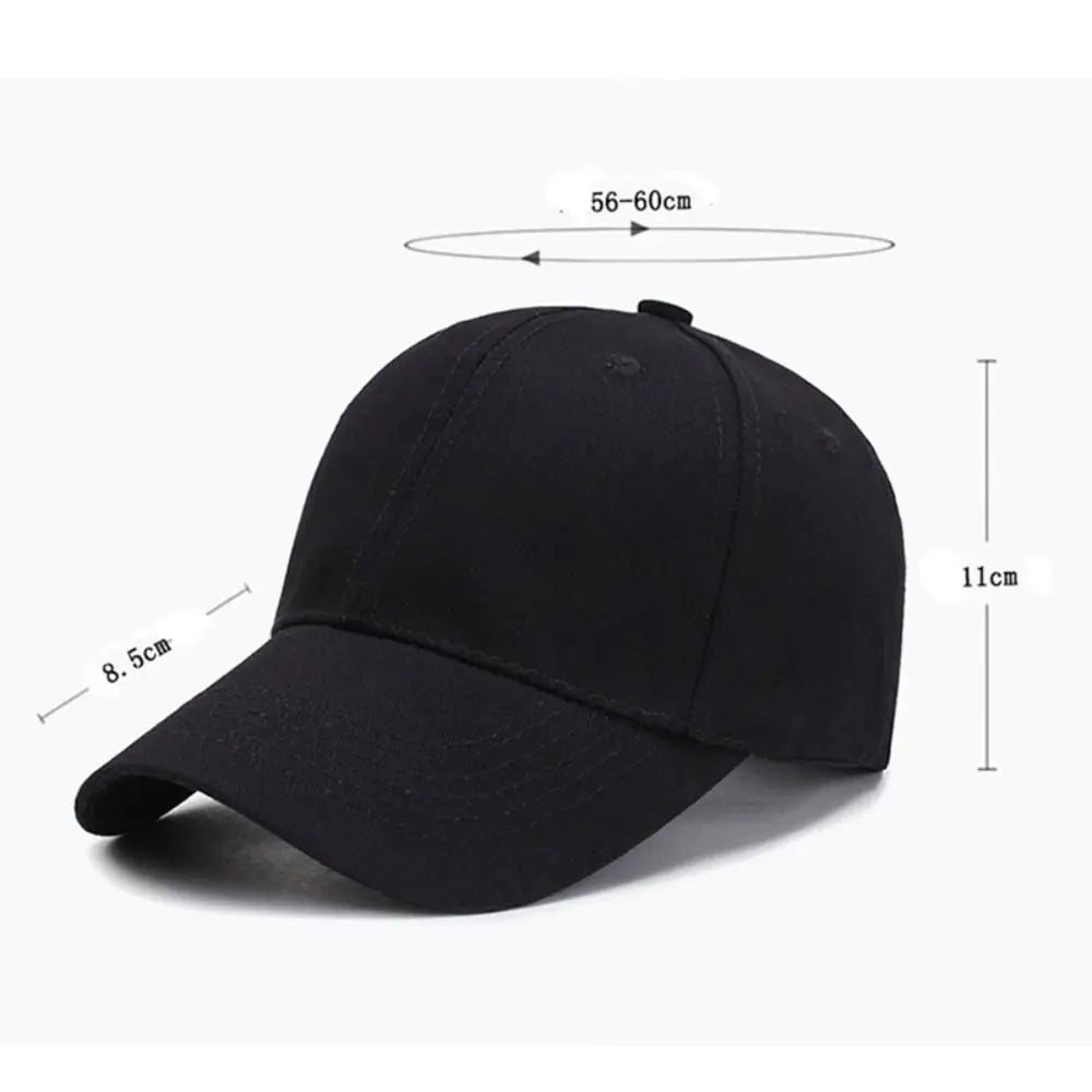 Casual UV Protection Adjustable Peaked Cap Sports Cap Cotton Baseball Cap Summer Hat Quake