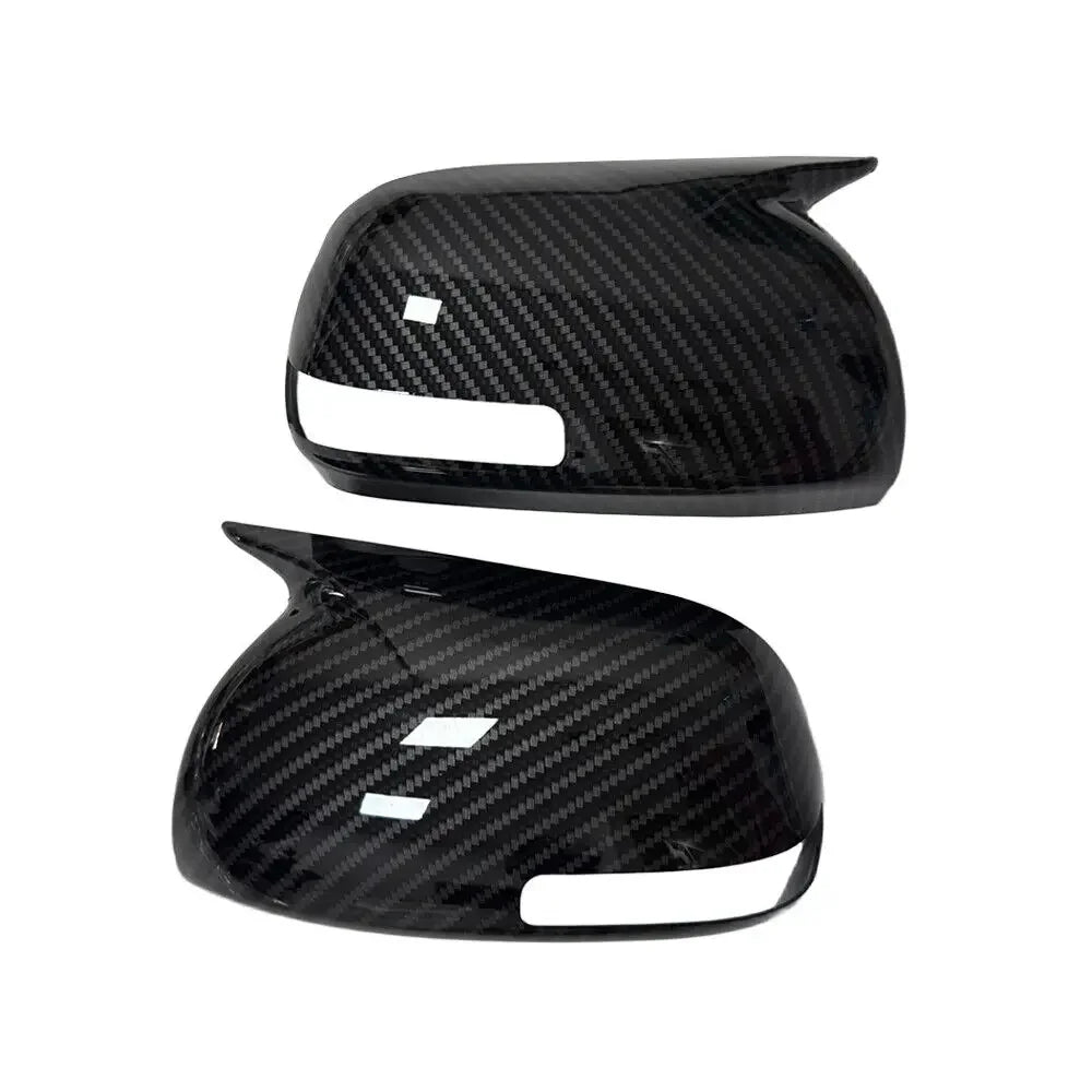 For Toyota RAV4 2009-2012 Car Sticker Rearview Side Mirror Cover Wing Cap Exterior Door Rear View Case Trim Carbon Fiber Look Quake