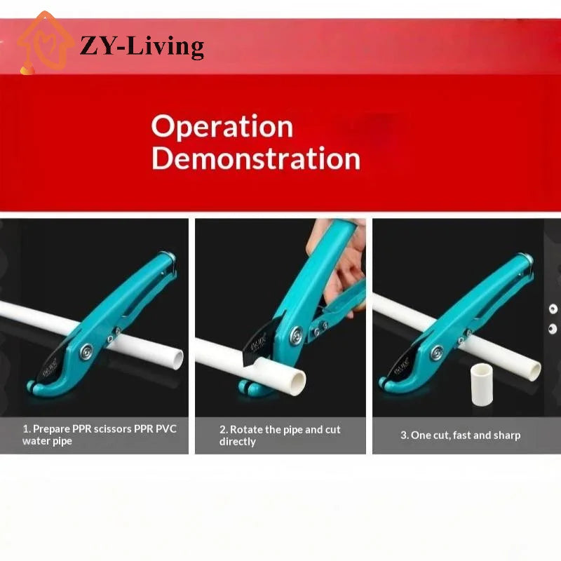 1Pcs Multifunctional Portable Quick Pipe Cutter Scissors for PPR PVC 25/32/42mm Hand Tools Hose Conduit Cutting Pliers Quake
