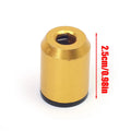 Magnetic Screw Rings Screwdriver Bits Aluminum Alloy Magnetizer 6.35mm Hex Shank Screw Bit Magnetizer Woodworker Power Tool Part Quake Yellow 1PC