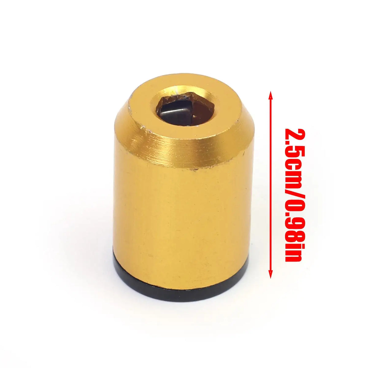 Magnetic Screw Rings Screwdriver Bits Aluminum Alloy Magnetizer 6.35mm Hex Shank Screw Bit Magnetizer Woodworker Power Tool Part Quake Yellow 1PC