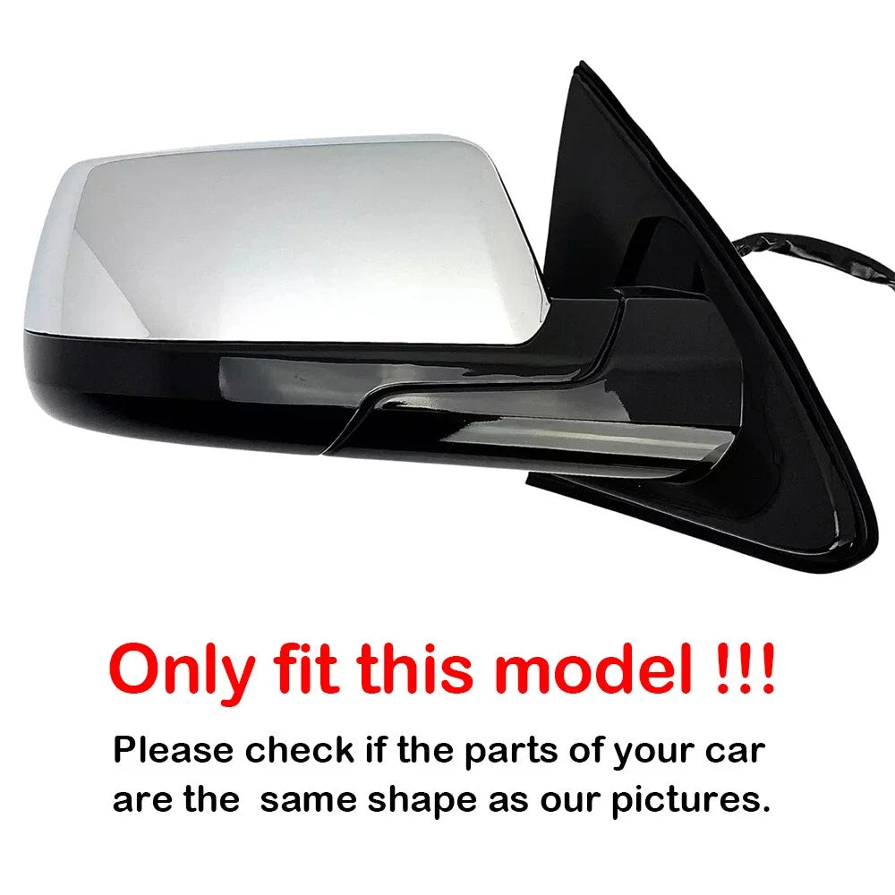 For GMC Yukon 2015-2020 Chevrolet Tahoe Suburban Cadillac Escalade Car Sticker Rearview Side Mirror Cover Wing Cap Exterior Case Quake